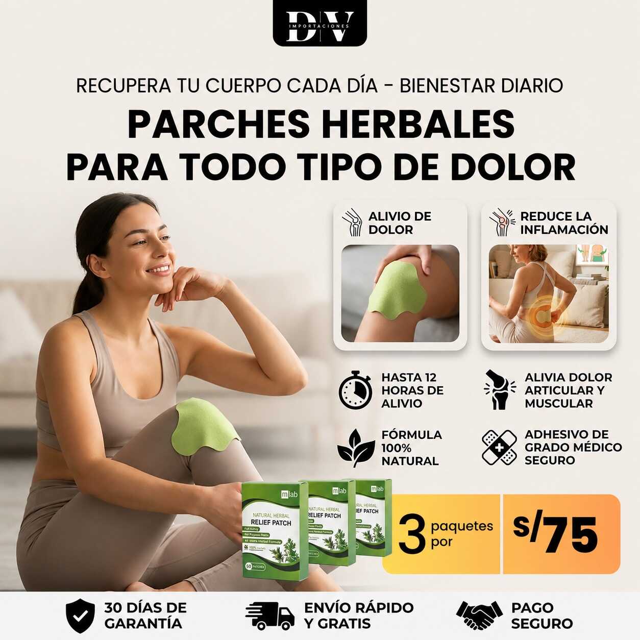 Parches Herbales Naturales