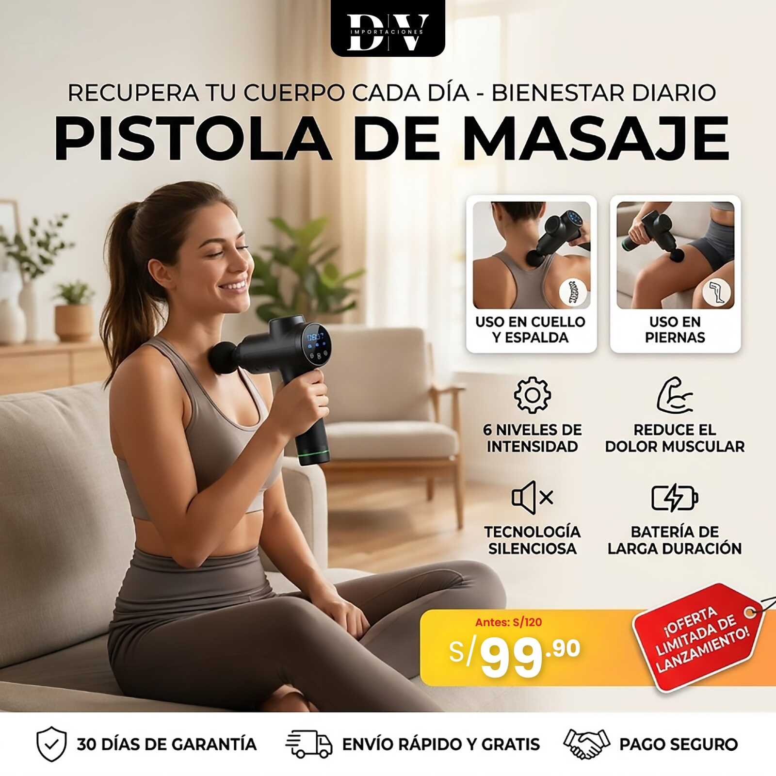 Pistola de Masaje 2.0